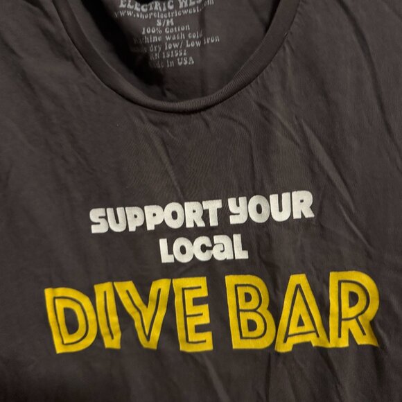 "Support Your Local Dive Bar" Muscle Tank by Electric West - Picture 4 of 4